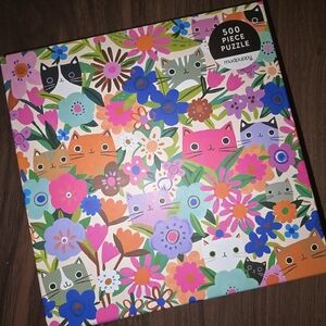 Galison/Mudpuppy Blooming Cats Puzzle